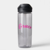 Grace Naam In Passie Roze, Waterfles (Achterkant)