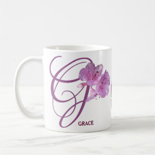  Grace naam roze rozenbloemen boho Koffiemok