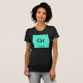 Grace Name Chemistry Element Periodic Table T-shirt (Voorkant volledig)
