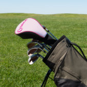 Grace Name In Passion Pink, Golfheadcover (Insitu)