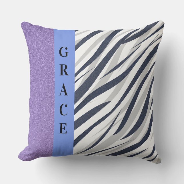 Grace Navy Grape Shimmer Pillow Kussen (Voorkant)