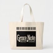 Grace Note Piano Keys Jumbo Tas (Voorkant)