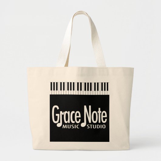 Grace Note Piano Keys Jumbo Tas (Voorkant)