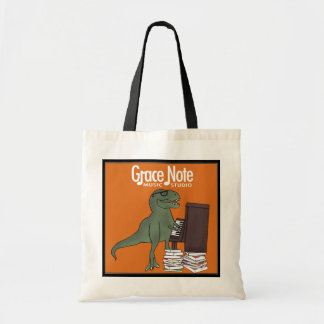 Grace Note T Rex Plays Piano Canvas tas