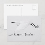 Grace of an Egret Prettige feestdagen (Voorkant / Achterkant)