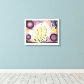 Grace of Filigree Canvas Afdruk (Insitu (Houten vloer))