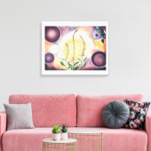 Grace of Filigree ( handgemalte Pastellkunst ) Canvas Afdruk (Insitu (Woonkamer))
