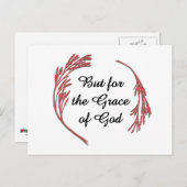 Grace of God Recovery Slogan Inspirerend Gezegde Briefkaart (Voorkant / Achterkant)
