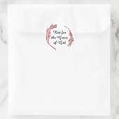 Grace of God Recovery Slogan Inspirerend Gezegde Ronde Sticker (Tas)
