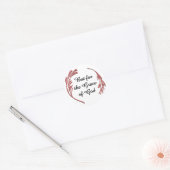 Grace of God Recovery Slogan Inspirerend Gezegde Ronde Sticker (Envelop)