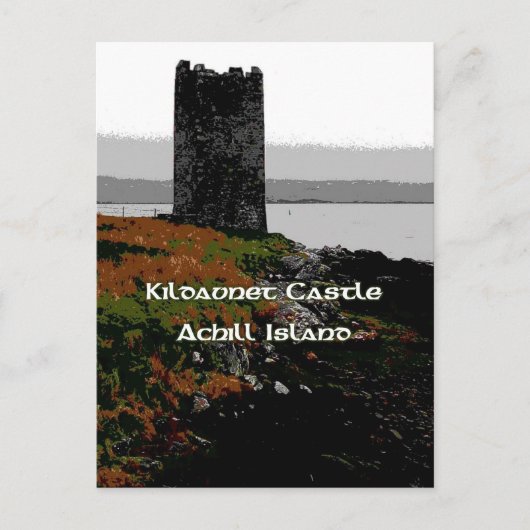 Grace O'Malley's Castle on Achill Island Briefkaart (Voorkant)