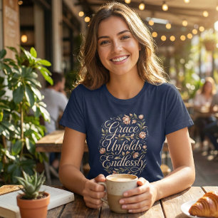 Grace Ontwikkelt Zich Eindeloos Bloemige Inspirati Tri-Blend Shirt