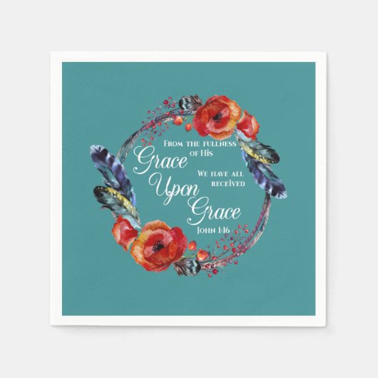 Grace Op Grace John 1:16 Manuscript Servet (Voorkant)