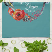 Grace Op Grace John 1:16 Manuscript Theedoek (Gevouwen)