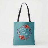 Grace Op Grace John 1:16 Manuscript Tote Bag (Voorkant)