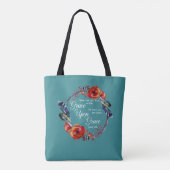 Grace Op Grace John 1:16 Manuscript Tote Bag (Achterkant)