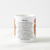 Grace, Origin, Betekenis en de Crest op een mok (Center)