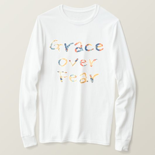 Grace Over Fear Mannen T-shirt (Design voorkant)