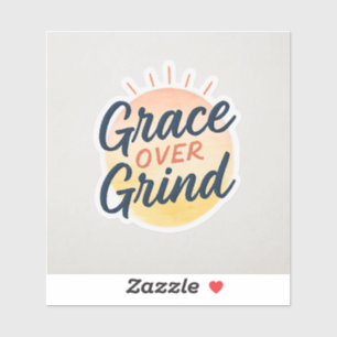 Grace Over Grind – FaithFuel Vinyl Sticker Inspi
