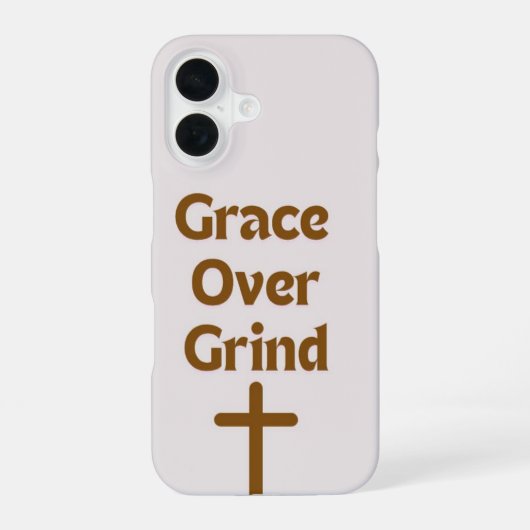 Grace over Grind iPhone-hoesje iPhone 16 Hoesje (Achterkant)
