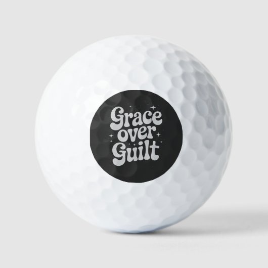 Grace Over Guilt Golfballen (Voorkant)