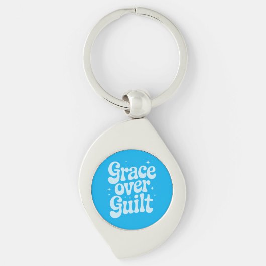 Grace over Guilt Metal Sleutelhanger (Voorkant)