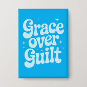 Grace over Guilt Rectangle Button (Voorkant)