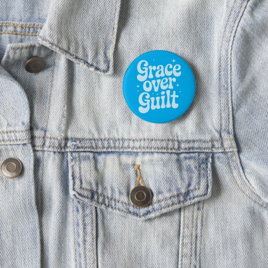 Grace over Guilt Retro Button (In situ)
