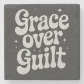 Grace Over Guilt Stenen Onderzetter (Voorkant)