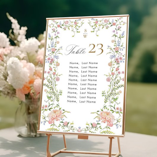 Grace Pastel Blush Flora Zitkaart Kaart