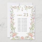 Grace Pastel Blush Flora Zitkaart Kaart (Voorkant)