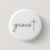 Grace + ronde button 3,2 cm (Voorkant)