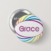 Grace Ronde Button 5,7 Cm (Voorkant /achterkant)