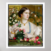 Grace Roos, 1866 (olie op het paneel) Poster (Voorkant)