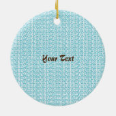 Grace Rose Christelijk Kruis Ornament (Achterkant)