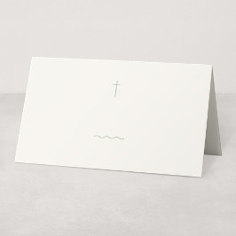 Grace Sage Religieuze Plaatskaart of Buffetlabel Plaatskaartje