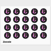 Grace school inspiratie ronde sticker (Vel)