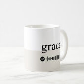 Grace + Spotify-afspeellijst Koffiemok (Voorkant rechts)