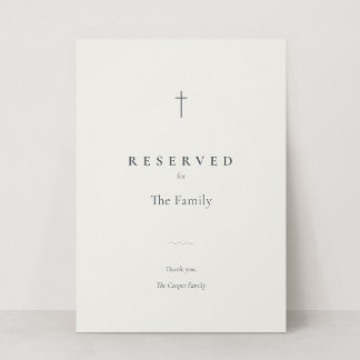 Grace Stone Christelijk Kruis Gereserveerde Zitpla