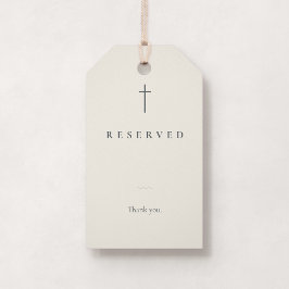 Grace Stone kerkbank kleine gereserveerde zitplaat Cadeaulabel