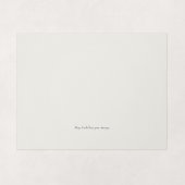 Grace Stone Minimal Kruis Religieus Bedankkaart