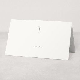 Grace Stone Religieuze Plaatskaart of Buffettafelk Plaatskaartje