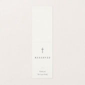 Grace Stone Religieuze Reserveringskaart Visitekaartje (Buitenkant ongevouwen)