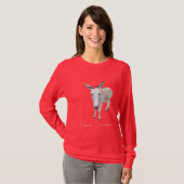 Grace the Donkey's kerstShirt T-shirt (Voorkant volledig)