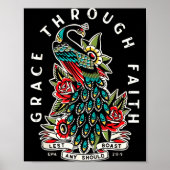 Grace Through Faith Lest Any Should Boast Pea Chri Poster (Voorkant)