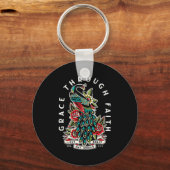 Grace Through Faith Lest Any Should Boast Pea Chri Sleutelhanger (Voorkant)