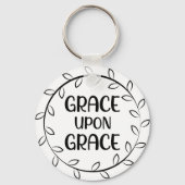 Grace Upon Grace Button Sleutelhanger (Voorkant)