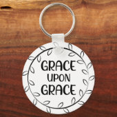 Grace Upon Grace Button Sleutelhanger (Voorkant)