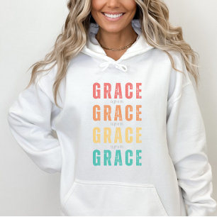 Grace Upon Grace Christelijk Faith Womens Hoodie