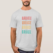 Grace Upon Grace Christelijk Faith Womens T-shirt (Voorkant)